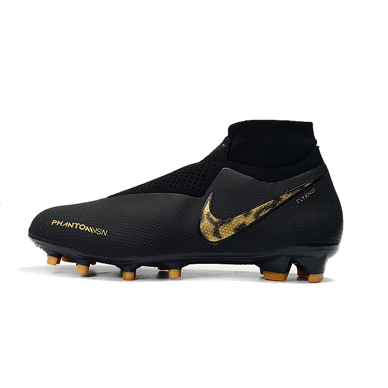 nike soccer shoes black and gold