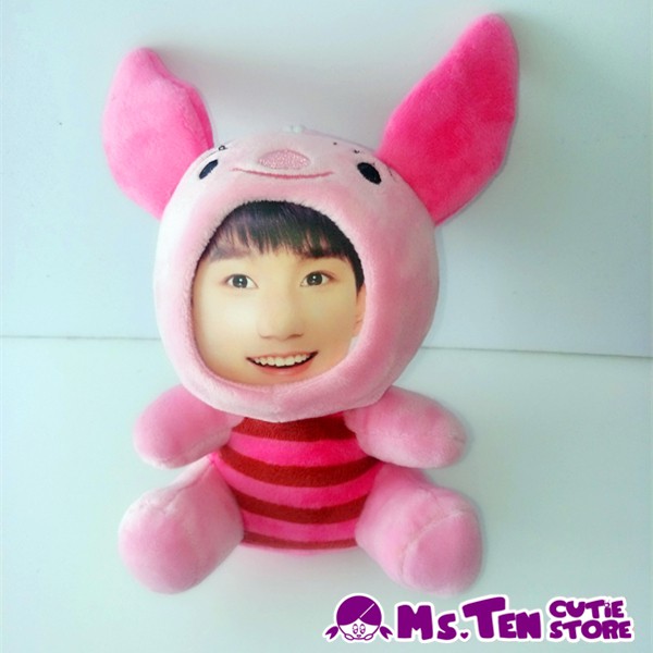 Creative Special Gifts Customized DIY 3D Face Toys Piglet