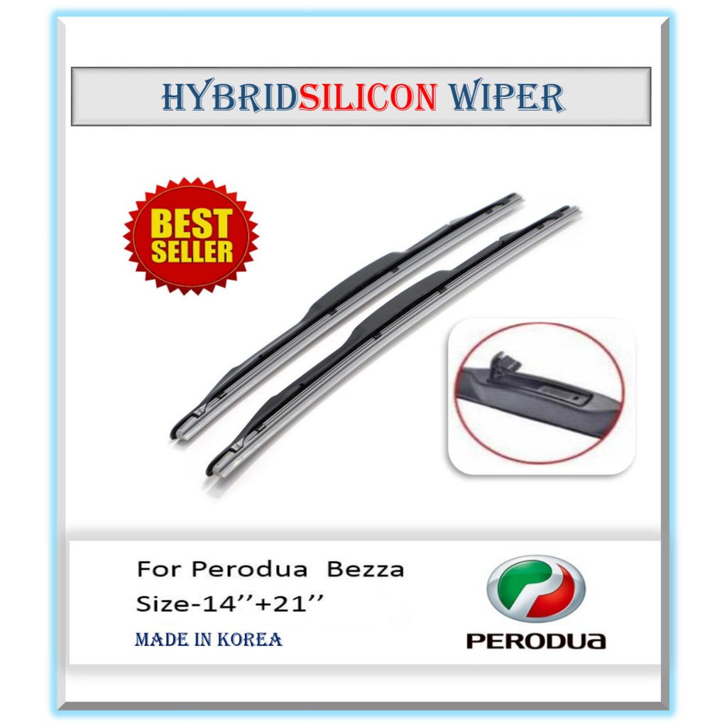 Hybrid Silicon Wiper - Perodua Bezza SIZE-14''+21 