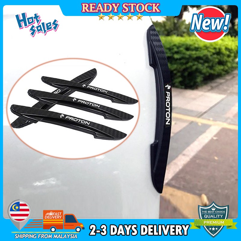 4Pcs/Set Proton Car Door Anti-Collision Pengawal Strip Pintu Sampingan Pelindung untuk Semua Model X70 IRIZ SAGA Waja