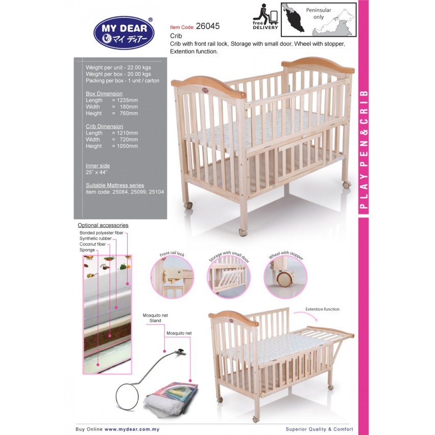 Hot Item Baby Cot Md My Dear Shopee Malaysia