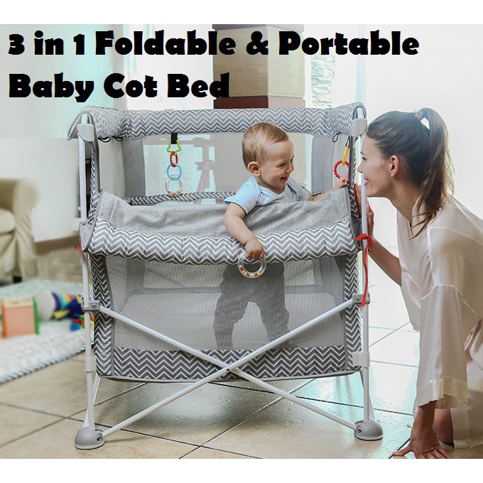 portable folding baby crib