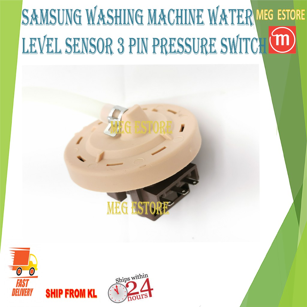 SAMSUNG SINGER WASHING MACHINE PRESSURE SWITCH WATER LEVEL SENSOR 3PIN