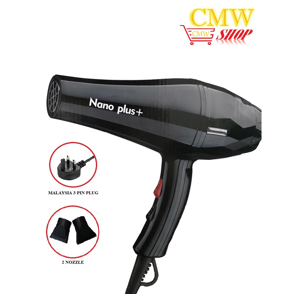 Nano Plus+ Ionic Professional Hair dryer 3000w