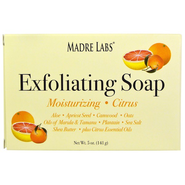 Ready Stocks Madre Labs Exfoliating Bar Soap Citrus Shea Butter