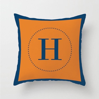 Nordic Blue Orange Bantal Living Room Geometric Sofa Cushion Cover Blue English Bantal Sandaraninstingkap Terapung Bay Oren Shopee Malaysia