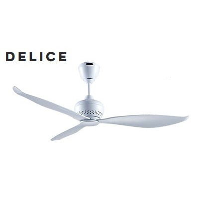 Alkova Delice 52 Inch Ceiling Fan Matt White Pwt