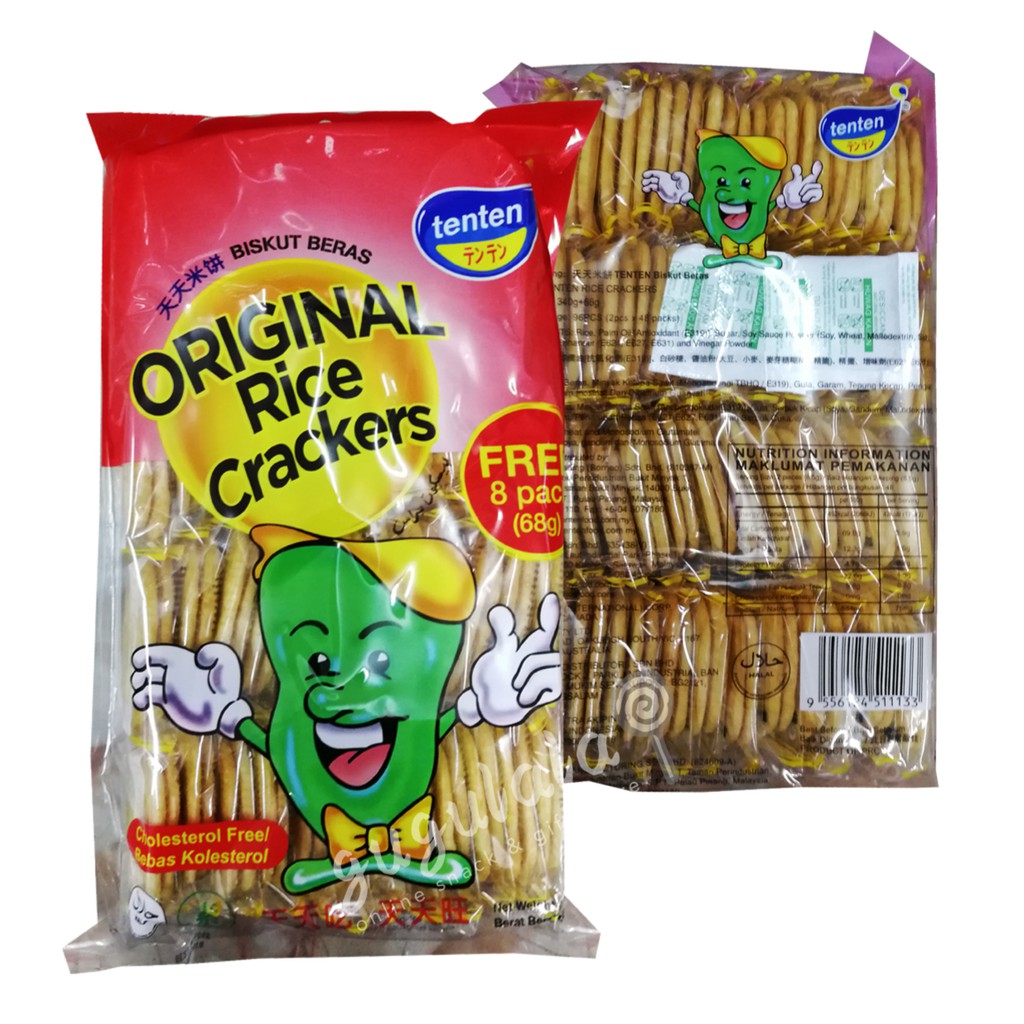 TenTen Original Rice Crackers 40's x 8.5g ( free 8 packs) | Shopee Malaysia