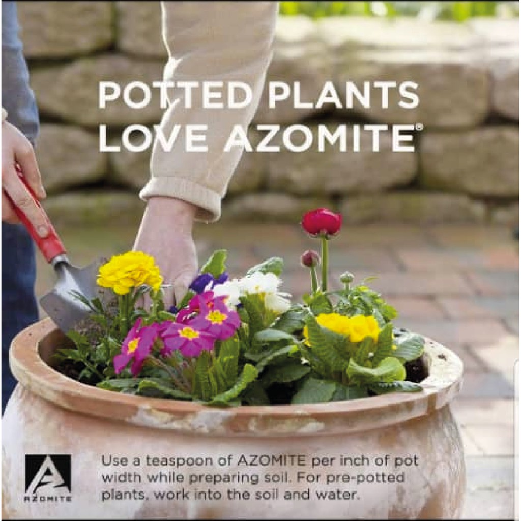 Alga Soil 2kg Azomite 2kg Baja Organik Pokok Bunga Ros Shopee Malaysia