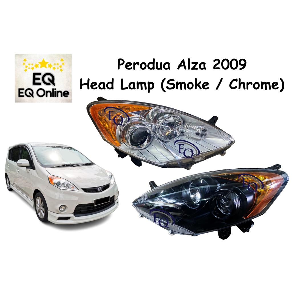Perodua Alza 2009 Head Lamp Lampu Depan , Lampu Besar *1st Model (Signal Oren) *  Shopee Malaysia