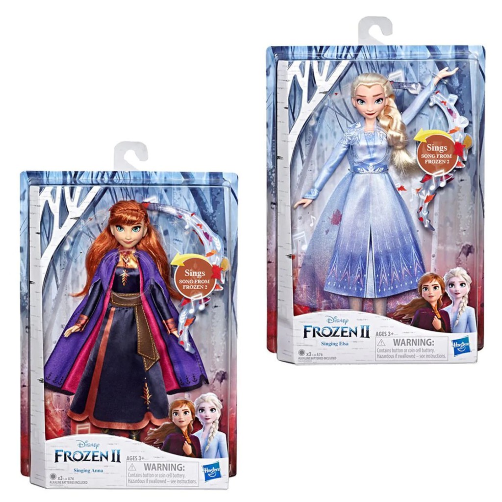 elsa and anna dolls that sing