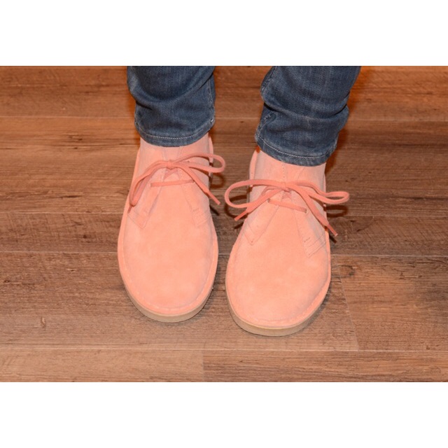 clarks dusty pink shoes