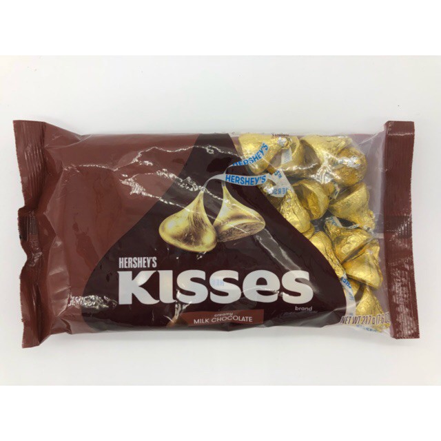 COKLAT HERSHEYS KISSES CREAMY MILK CHOCOLATE 217G | Shopee Malaysia