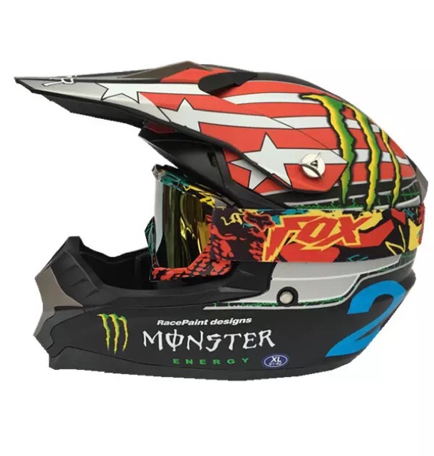monster energy motocross helmet