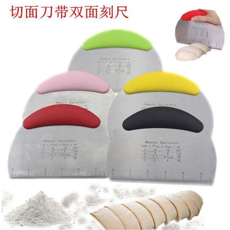 Round Stainless steel dough cutter/ noodle cutter / Cake scrapper