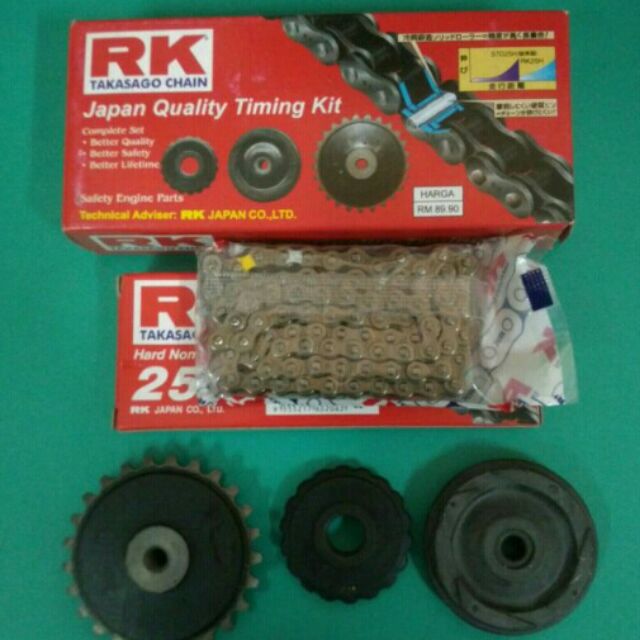 EX5/GBO/WAVE100/DREAM TIMING CHAIN KIT (RK) | Shopee Malaysia