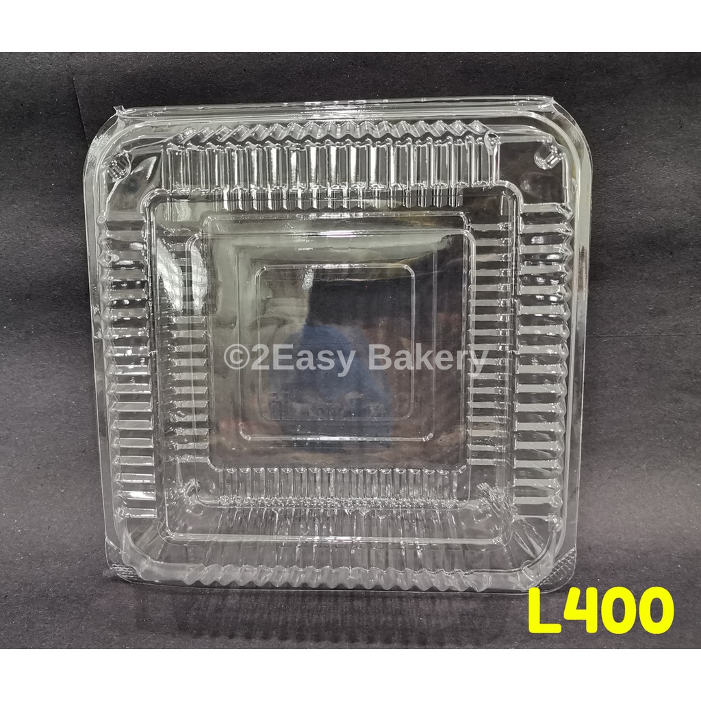 Kuih Container L400 / Disposable Plastic Clear Bakery Container (50pcs