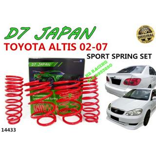 Buy Toyota Altis 02 07 D7 Japan Sport Spring Lower Seetracker Malaysia