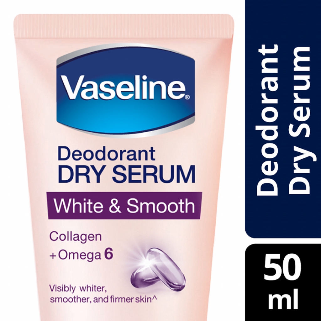 Vaseline Deodorant Dry Serum White & Smooth 50ml Shopee Malaysia