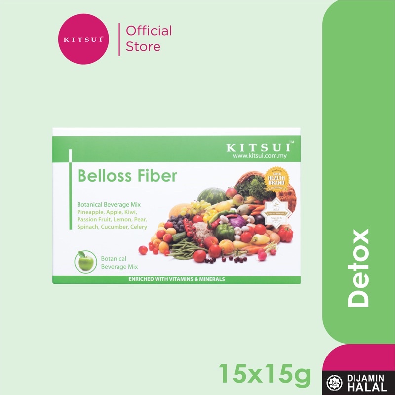 Buy Kitsui Belloss Fiber Belly Loss Fiber Masalah Sembelit Detox Menghentikan Masalah Sembelitmelegakan Perut Kembung Seetracker Malaysia