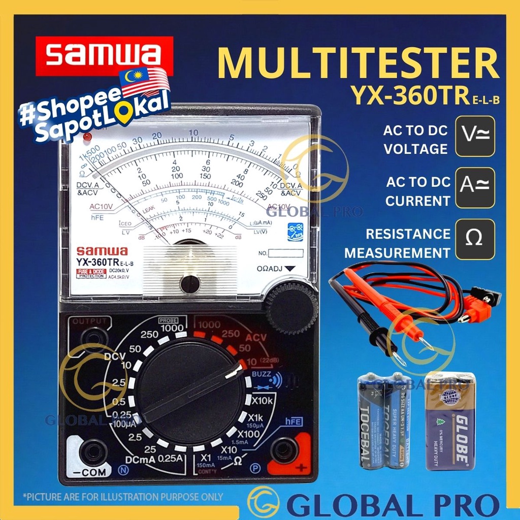 Analog Multimeter Tools Meter tester Multimerter Analog Voltage Tester