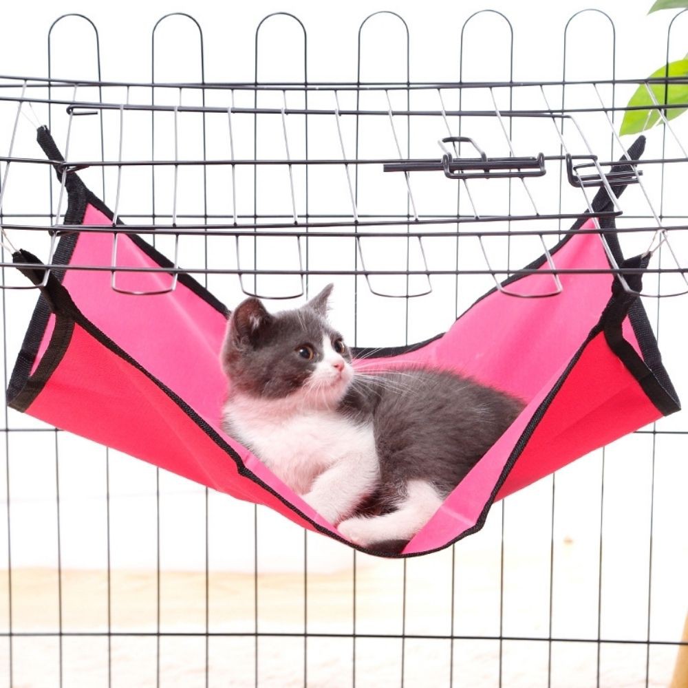 Hanging Swing Suspended Oxford Cloth Cat Hammock Waterproof And Breathable Cat Supplies Pet Buai Kucing ( 74409 )