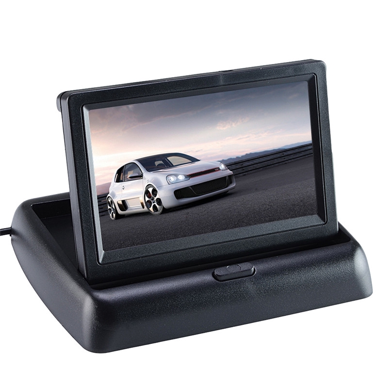 4.3" HD Foldable Color TFT LCD Car Display Monitor for Rear View Camera