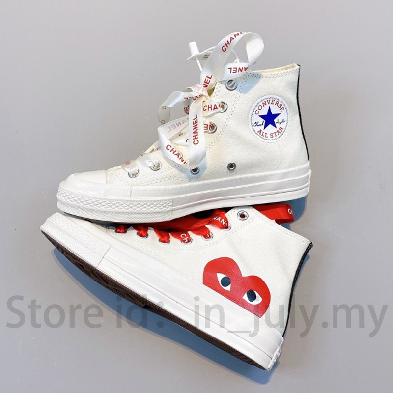 high top chanel shoes