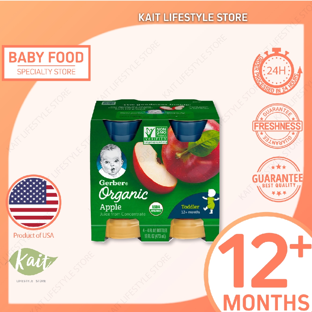 gerber organic apple juice