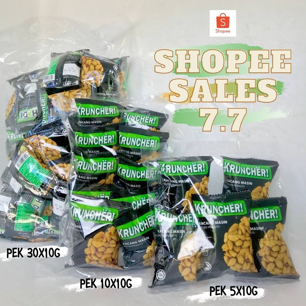 Kruncher Peanuts Kacang Masin Online Shop Shopee Malaysia