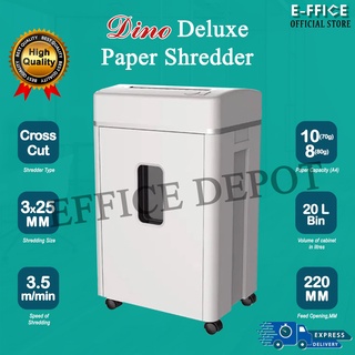 Dino Deluxe Paper Shredder Cross Cut