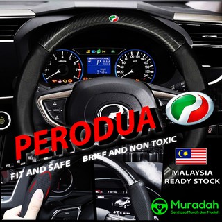 [Ready Stock] High Grade 2tone Perodua Logo Sticker 