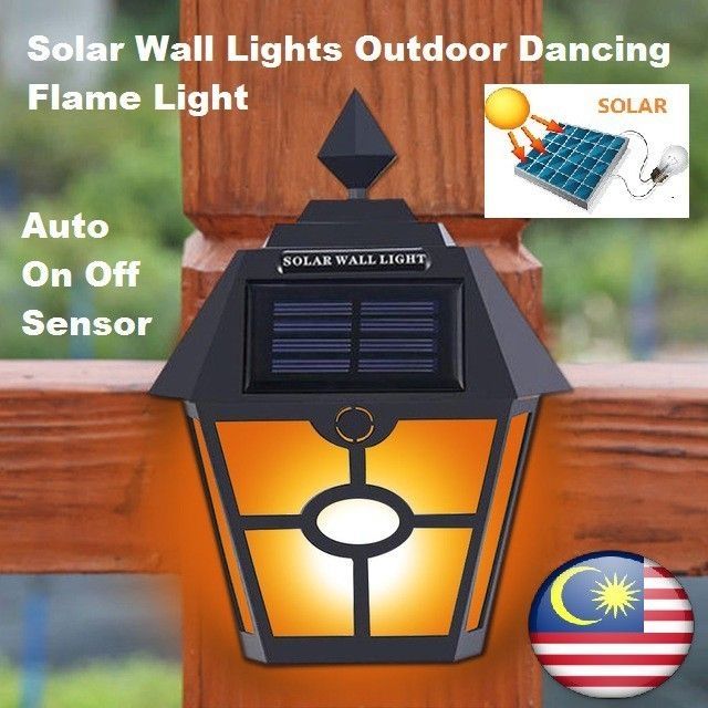  Lampu  Solar Hiasan  Laman Dan Tembok Pagar  Wall Dinding 