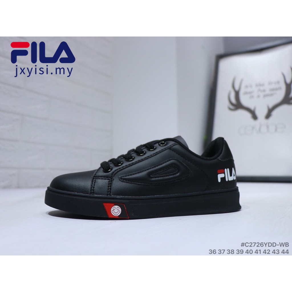 black fila shoes mens