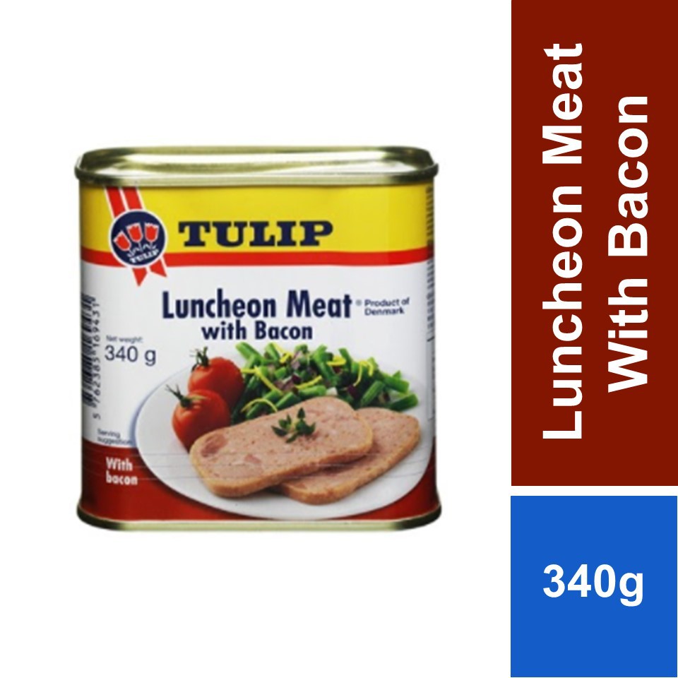 Tulip Luncheon Meat with Bacon 340g Shopee Malaysia