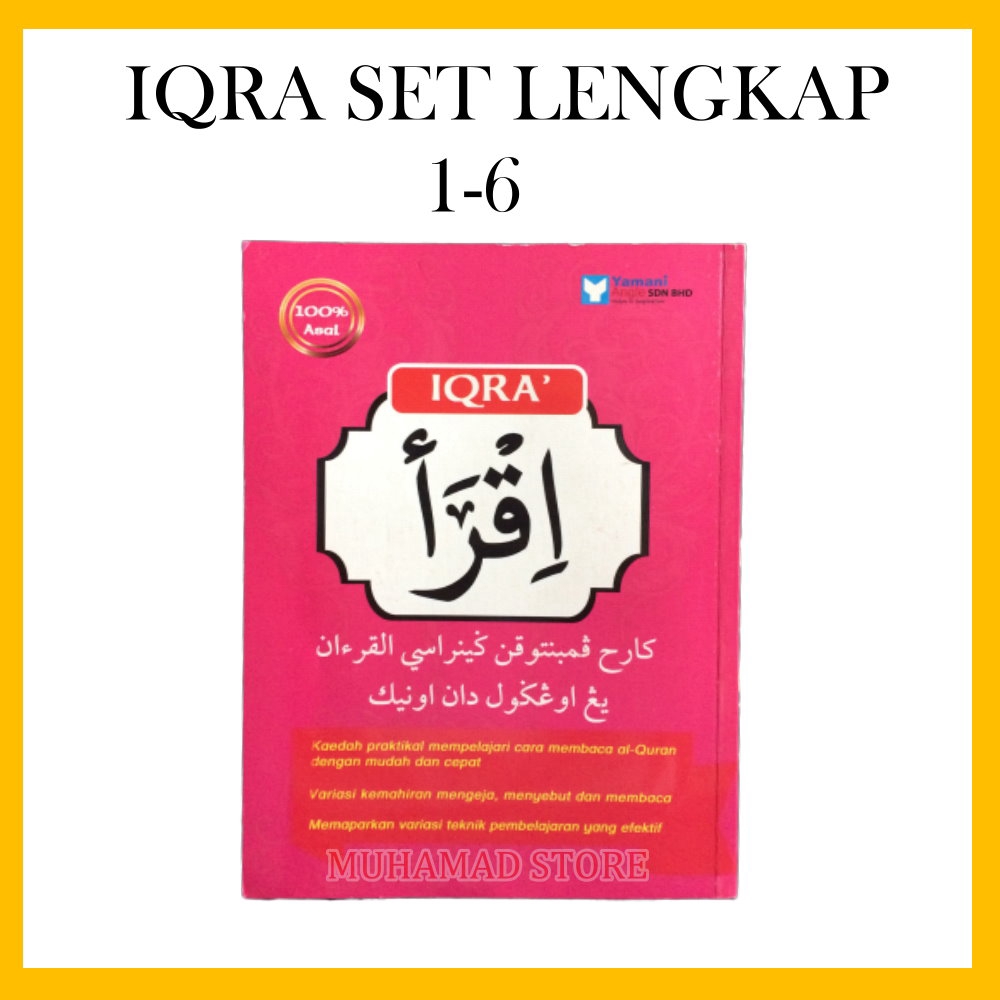 IQRA 1-6 (Free Penunjuk) GRED A