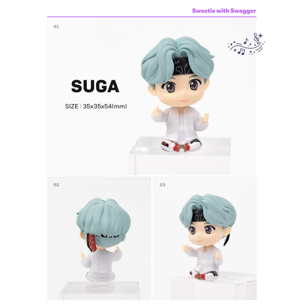 BTS OFFICIAL TinyTAN Monitor Figure SUGA TinyTAN PC Accessories Original |  Shopee Malaysia