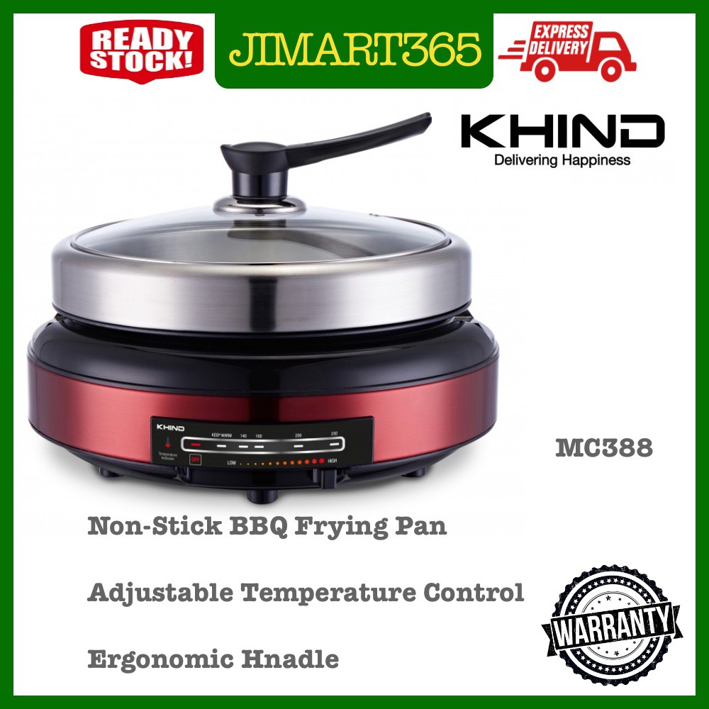 Khind 8 IN 1 Multi Cooker MC388 Rust Free SUS304 Stainless Steel