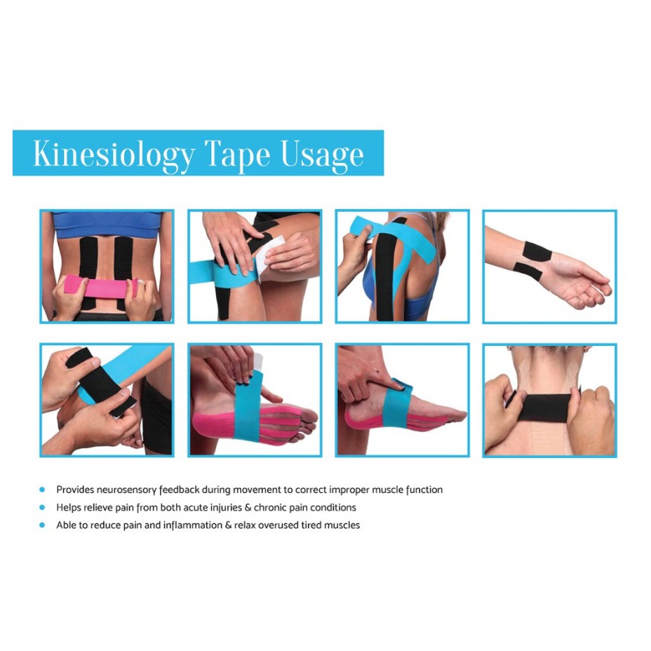 Kinesiology Sport Elastic Tape Physio Strapping Muscle Tape Pain Care