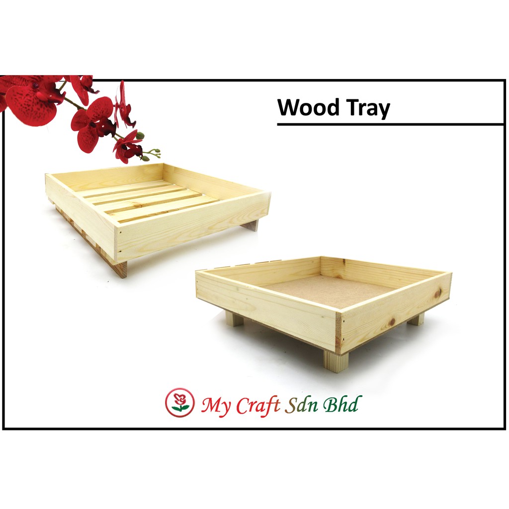 [Ready Stock] Wood Tray | Dulang Kayu | Tray Kayu | Dulang Hantaran ...