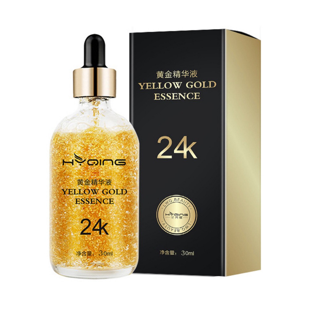 24k Gold Essence Moisturizing AntiAging Brightening Skin Care Liquid