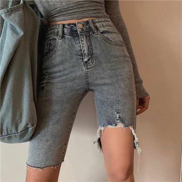 jeans cut short