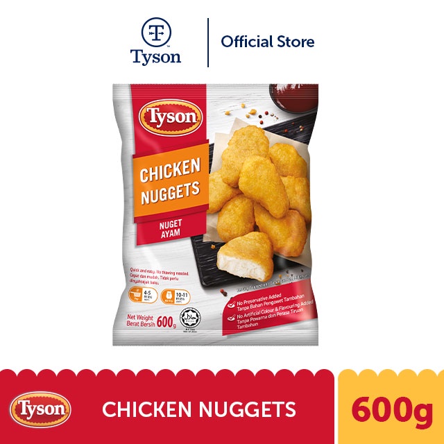 Tyson Chicken Nugget (600g) Shopee Malaysia