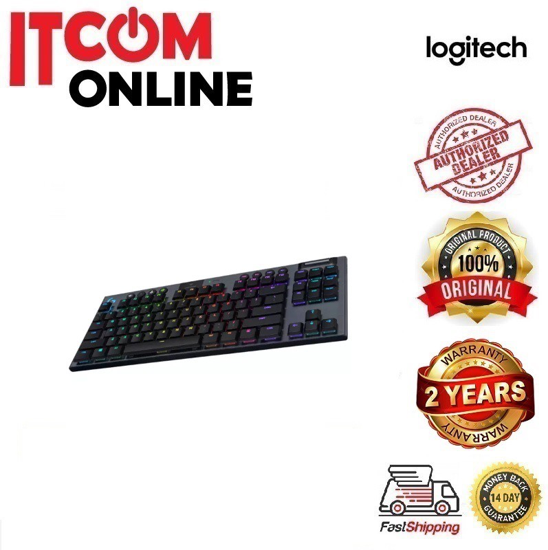 LOGITECH G913 TENKEYLESS TACTILE LINEAR CLICKY MECHANICAL RGB WIRELESS