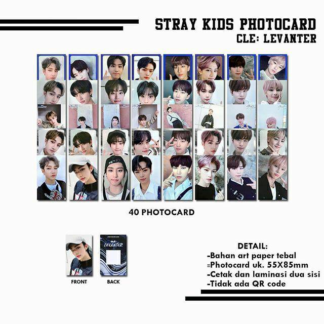 Levanter PHOTOCARD Stray KIDS CLE: | Shopee Malaysia