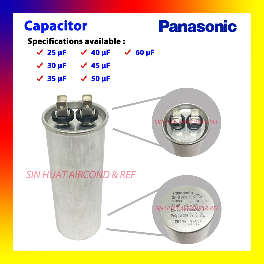 Panasonic Capacitor for Air Conditioner Compressor Capacitor