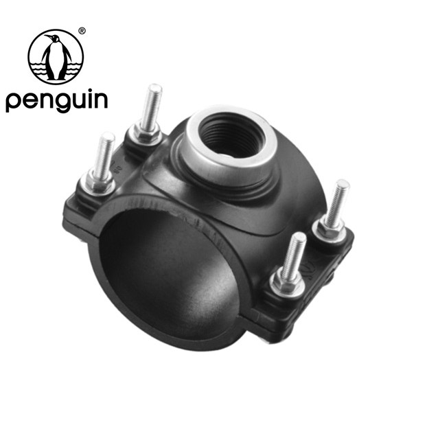 [1pieces] Reinforced PP Compression Fitting Clamp Saddle (Female