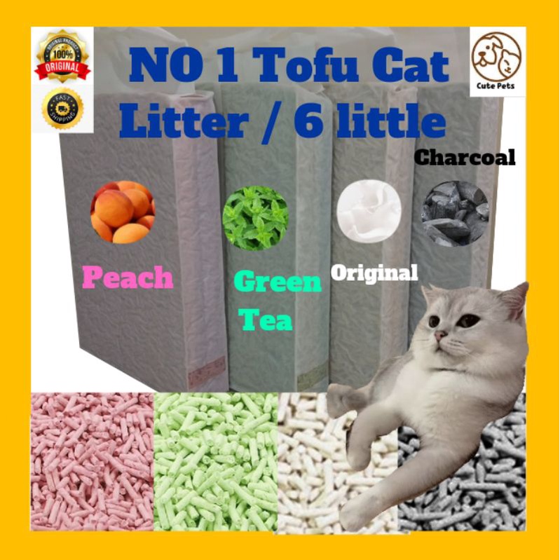 Top 1 Kucing Murah Wangi Cat Litter Tofu Premium Natural Tofu Cat