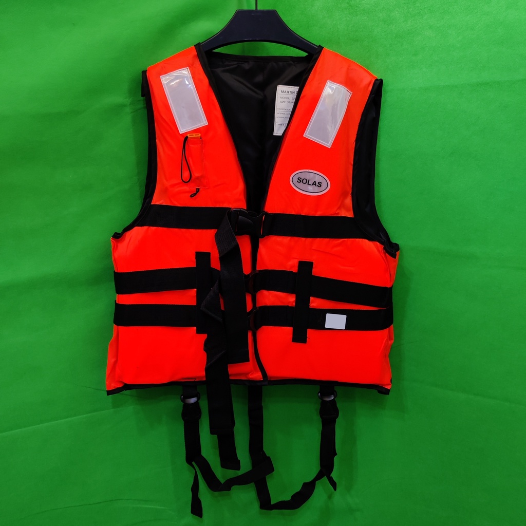 SAMURAI - SOLAS LIFE JACKET FOR ADULT AND KIDS Ready Stock Fishing Snorkering Yard Port or any Security Standard