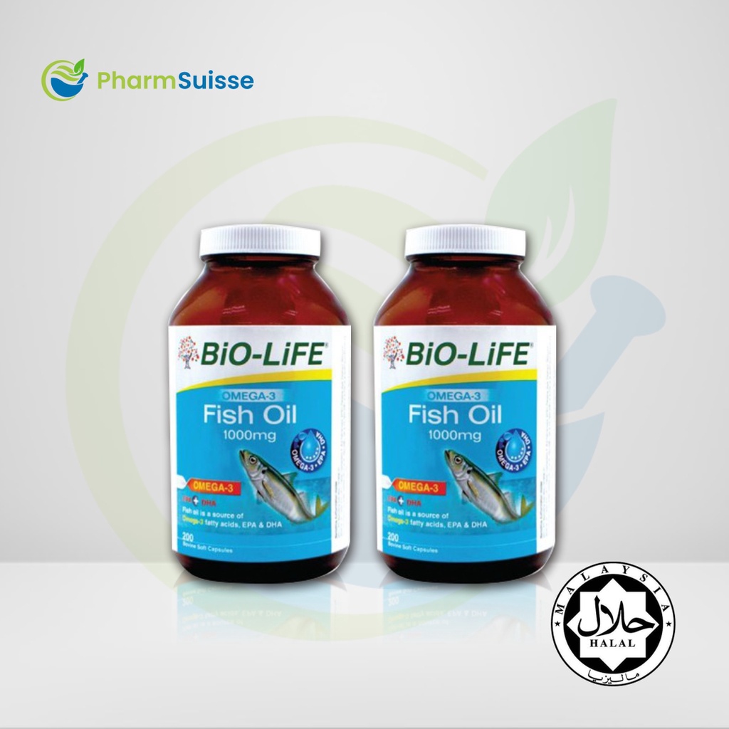 BIOLIFE OMEGA -3 SALMON OIL1000MG 2*100S | Shopee Malaysia